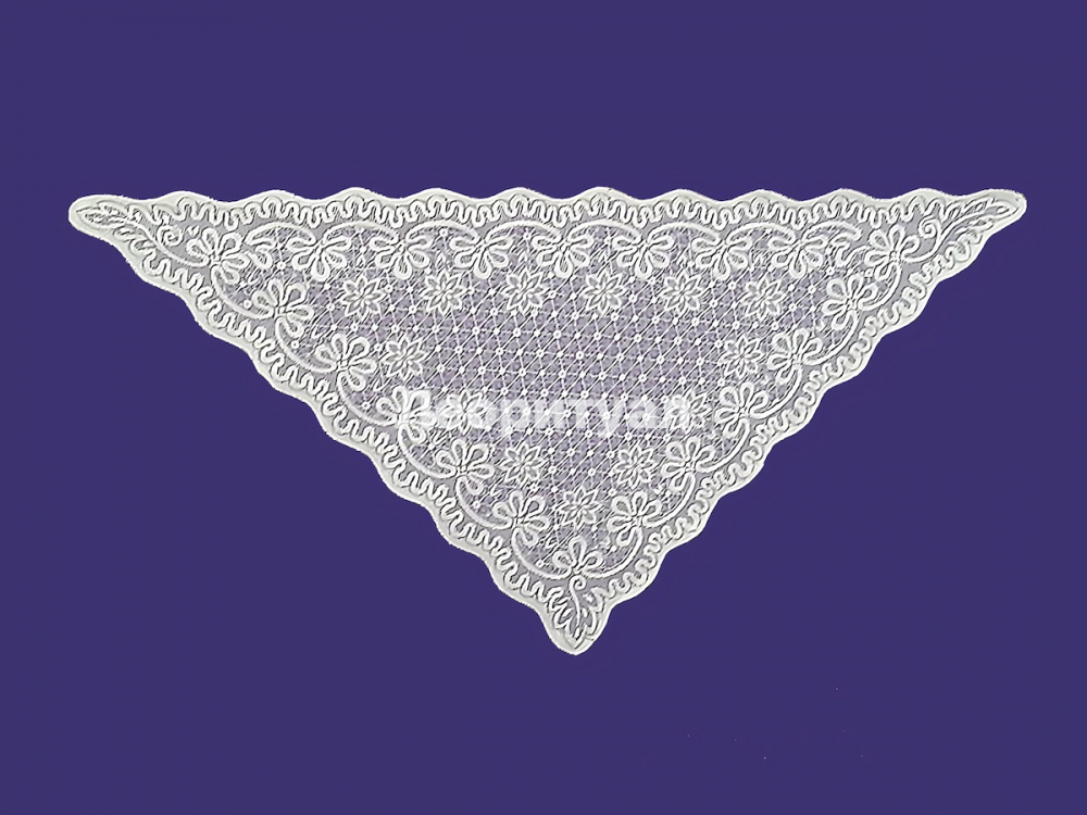 Косынка ритуальная с оплавленным краем 109х75 см