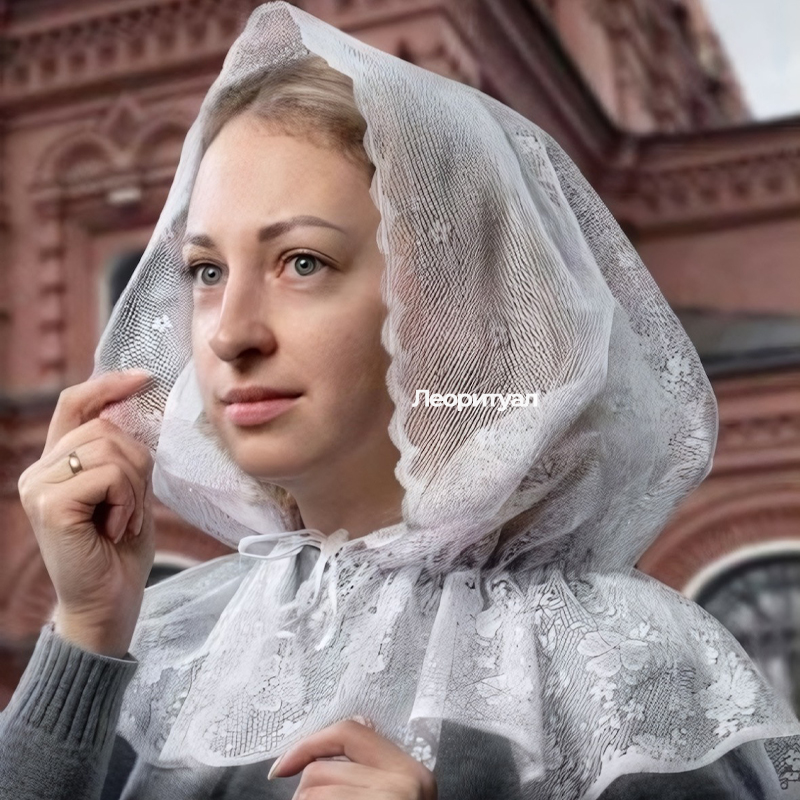 Платок ритуальный 110х65 см