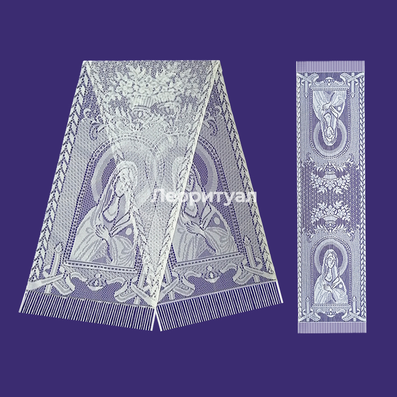 Полотенце ритуальное на крест 152х40 см