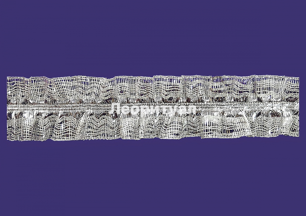 Рюш серебряный 4 см