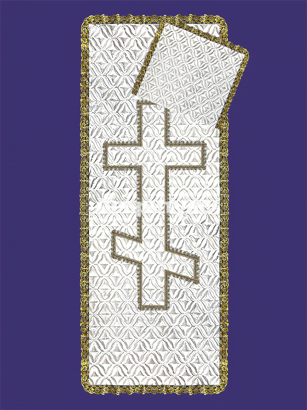 Комплект ритуальный Покрывало 208х100см, наволочка 50х52см