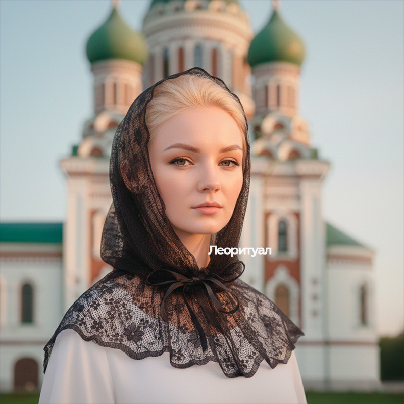 Платок ритуальный 110х65 см