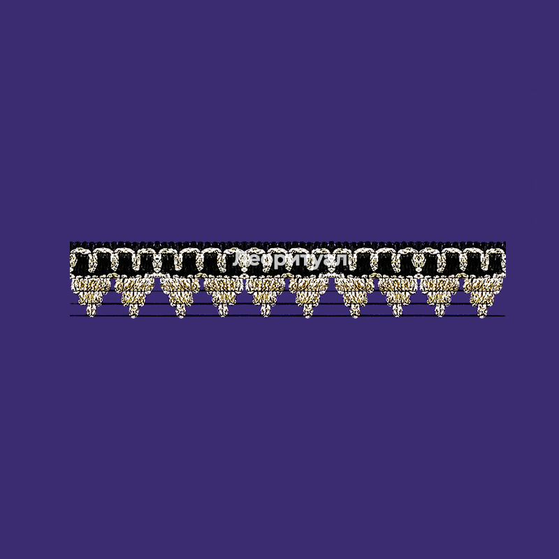 Тесьма 2,5 см 25/50